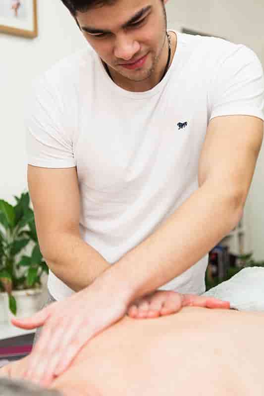 Nick Monczakowski, founder of Supreme Sports Therapy, at his New Malden practice